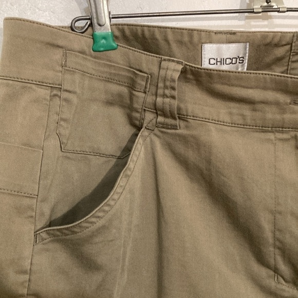 🌈 Chico’s cotton classic women’s pant size XL - 2 - Picture 3 of 6